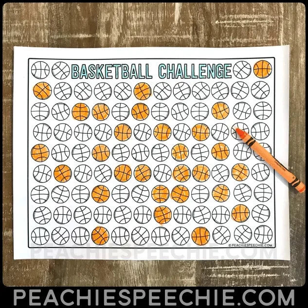 100 Trials Sports Challenges by Peachie Speechie - Materials peachiespeechie.com