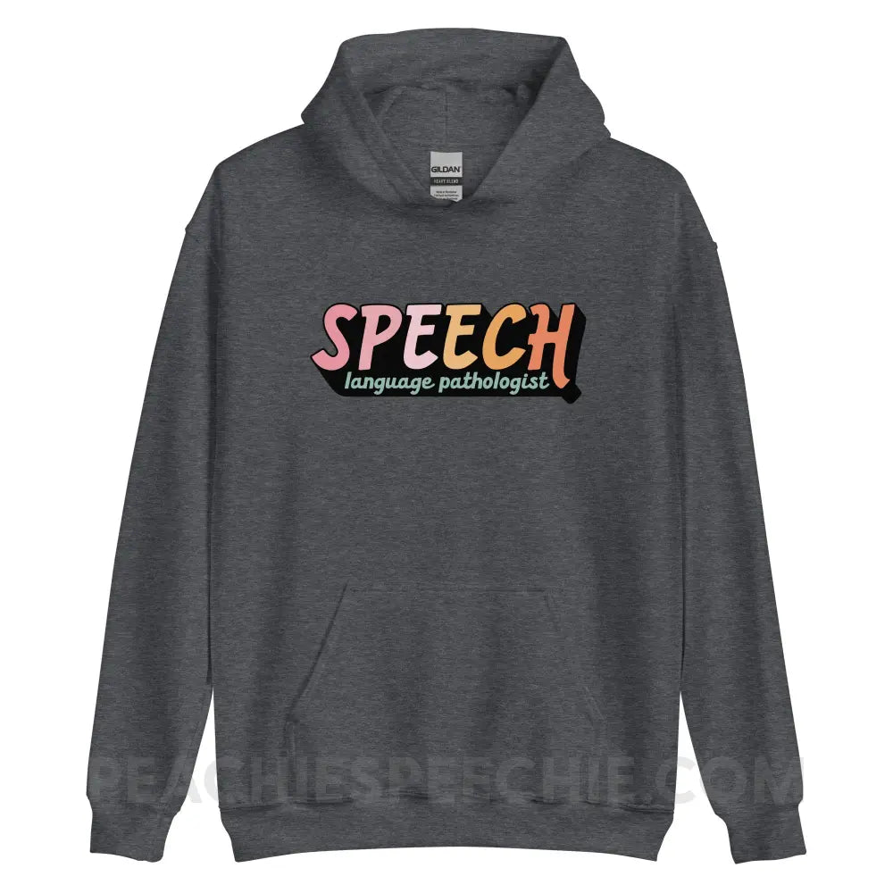 3D SLP Classic Hoodie - Dark Heather / S - peachiespeechie.com