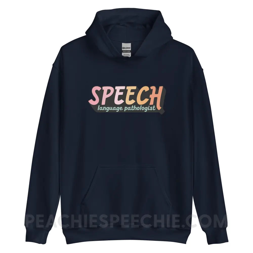 3D SLP Classic Hoodie - Navy / S - peachiespeechie.com