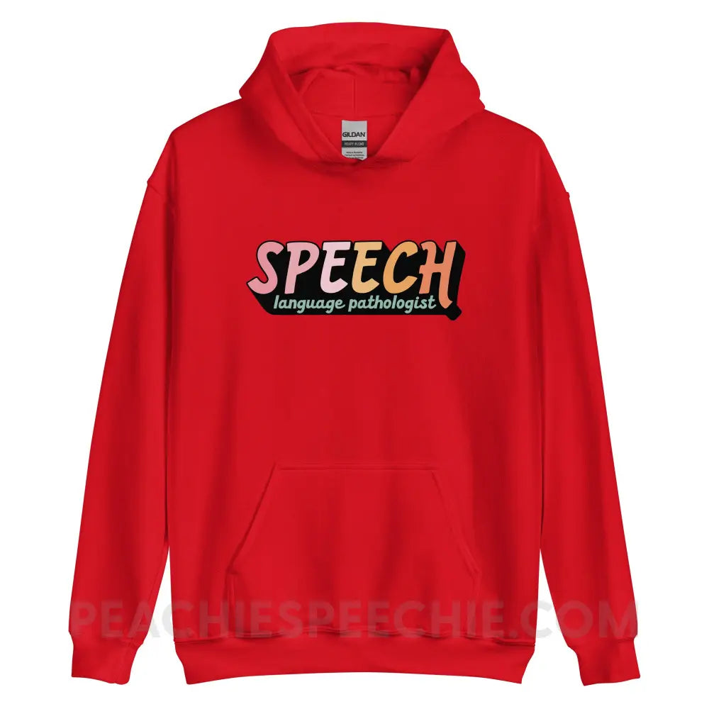 3D SLP Classic Hoodie - Red / S - peachiespeechie.com