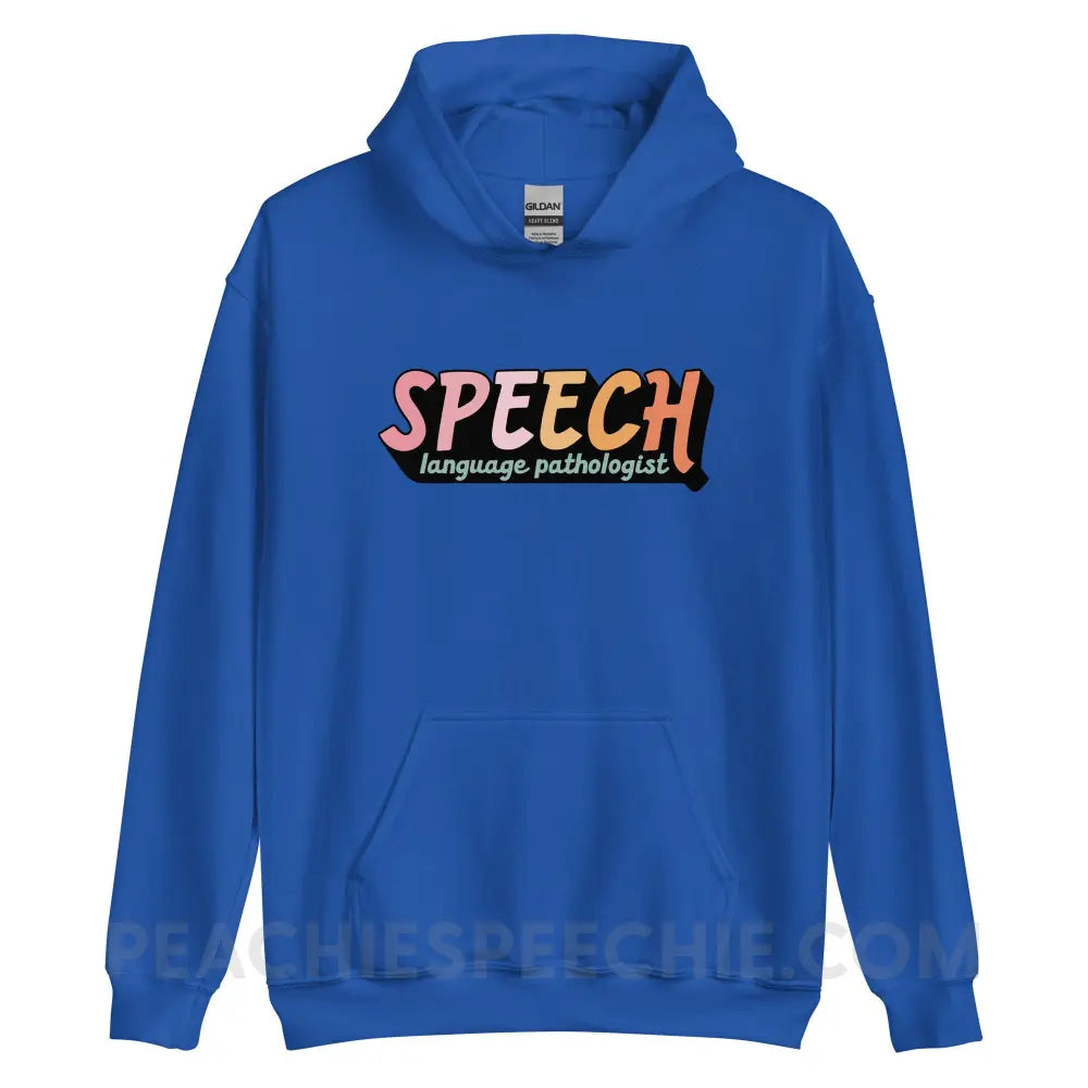 3D SLP Classic Hoodie - Royal / S - peachiespeechie.com