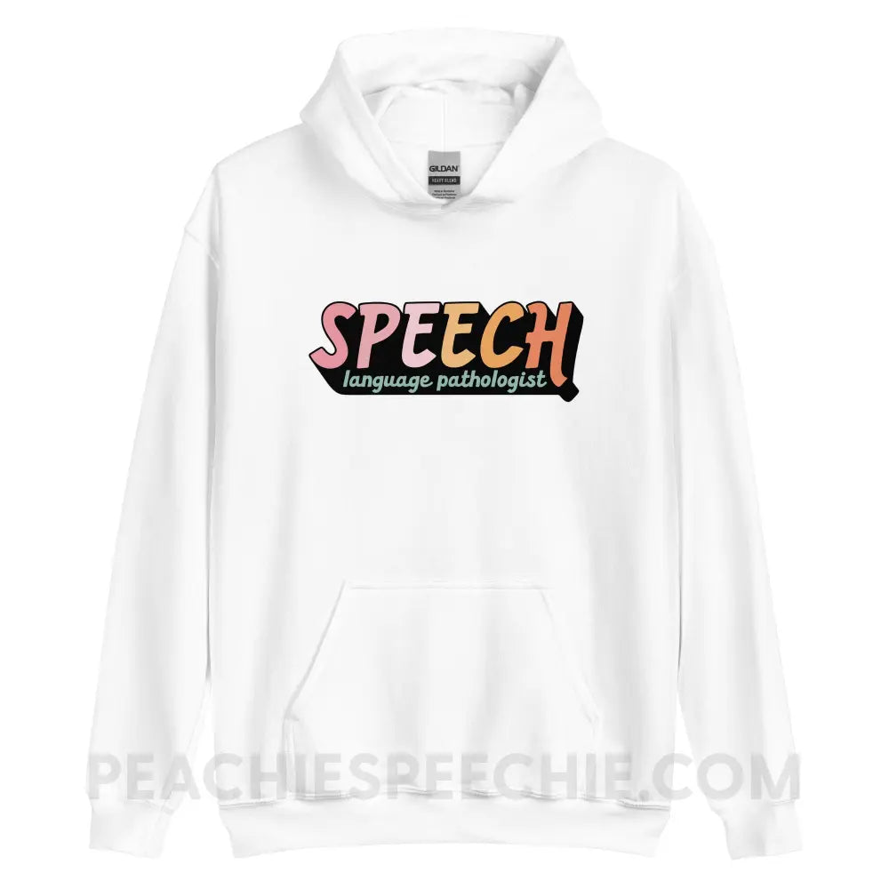 3D SLP Classic Hoodie - White / S - peachiespeechie.com