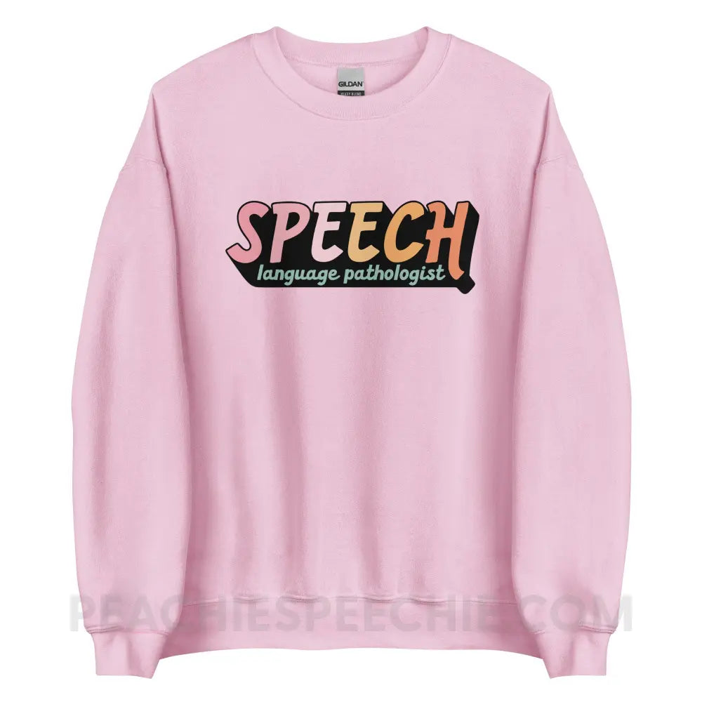 3D SLP Classic Sweatshirt - Light Pink / S - peachiespeechie.com