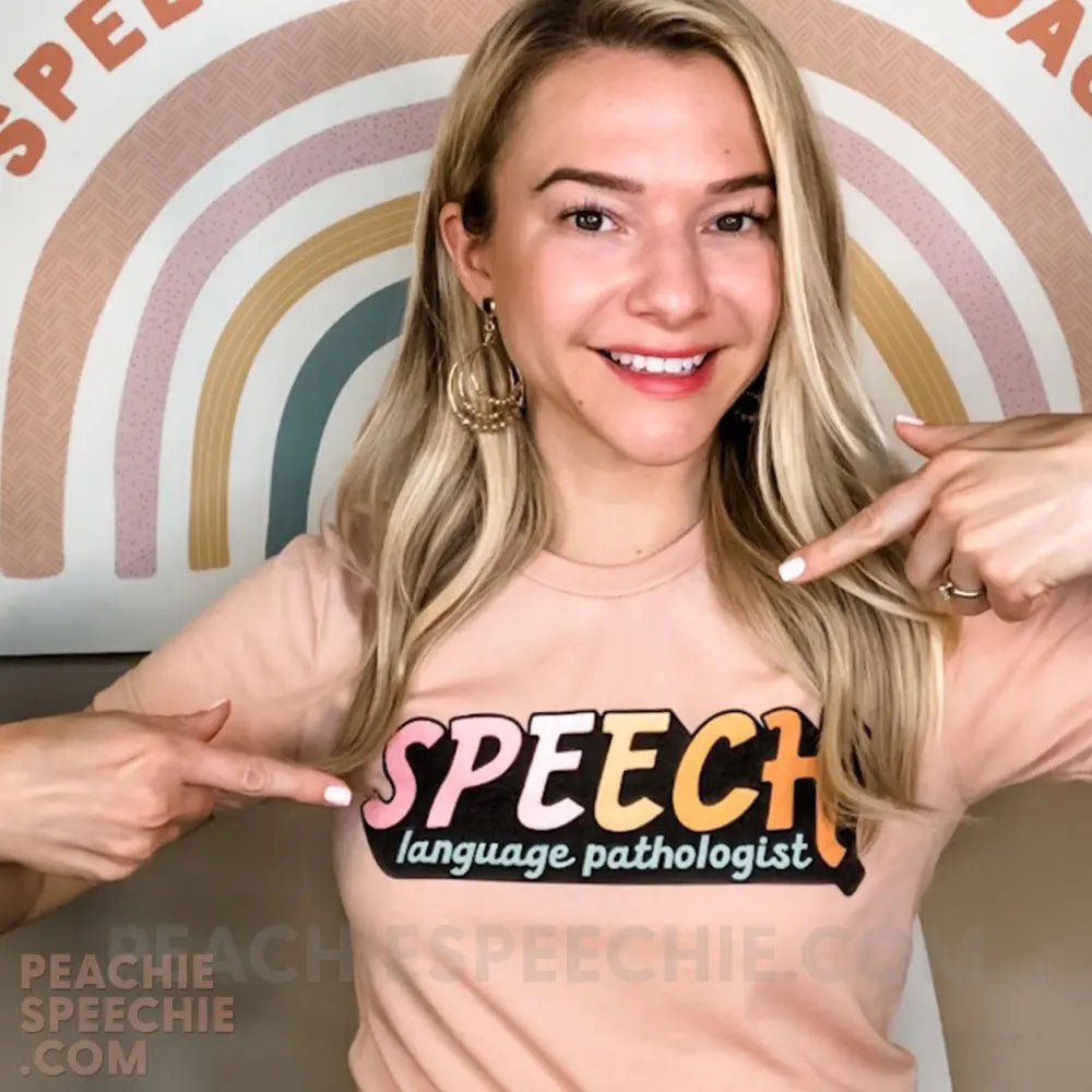3D SLP Premium Soft Tee - T-Shirt peachiespeechie.com