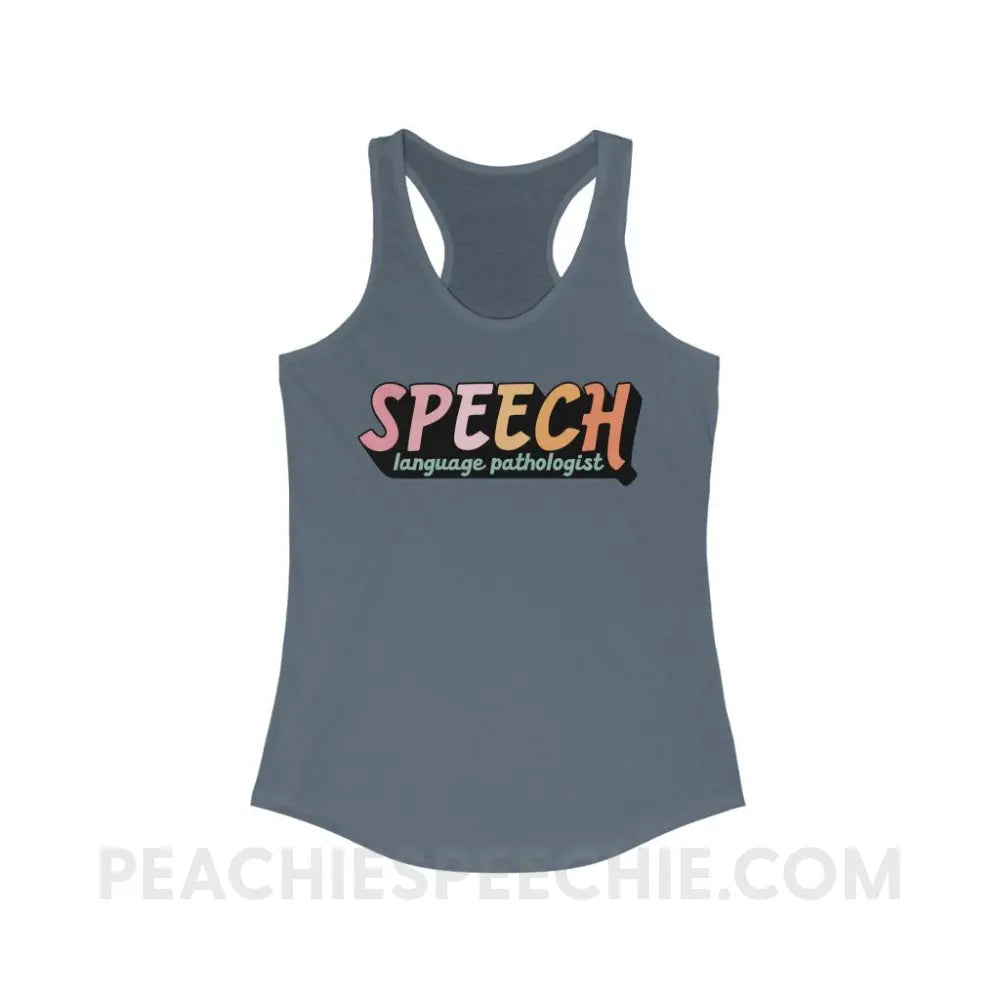 3D SLP Superfly Racerback - Solid Indigo / XS - Tank Top peachiespeechie.com