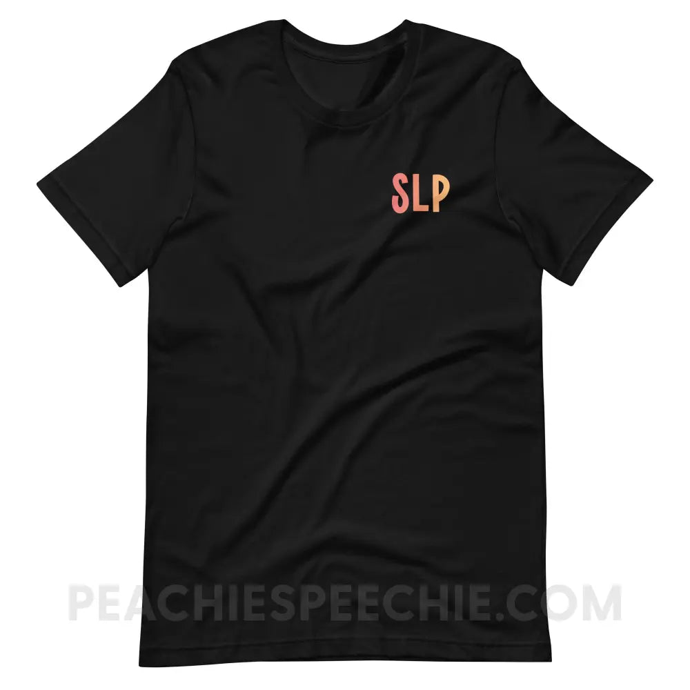 I am a… School Based SLP Premium Soft Tee - T-Shirt peachiespeechie.com