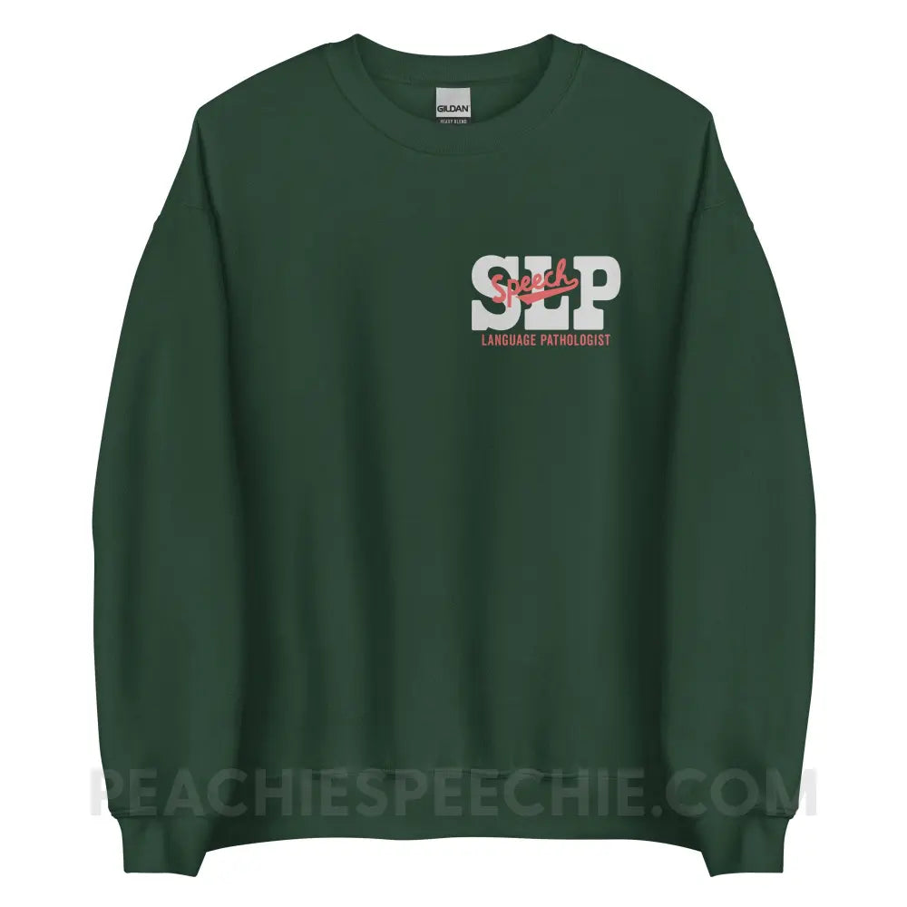 Active Speech Classic Sweatshirt - Forest Green / S - peachiespeechie.com