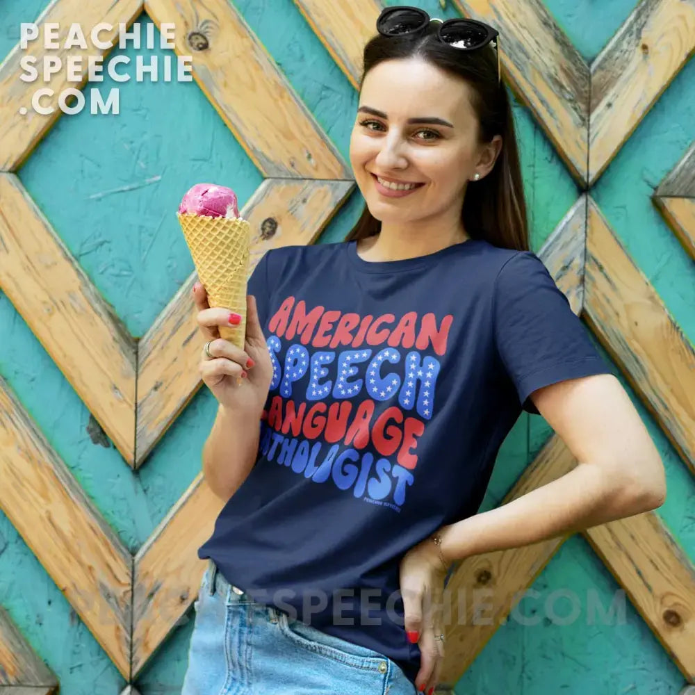 American Speech-Language Pathologist Classic Tee - T-Shirt peachiespeechie.com