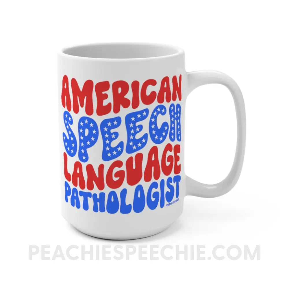 American Speech-Language Pathologist Coffee Mug - peachiespeechie.com