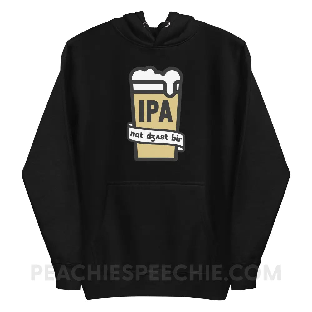 Not Just Beer Fave Hoodie - Black / S - peachiespeechie.com