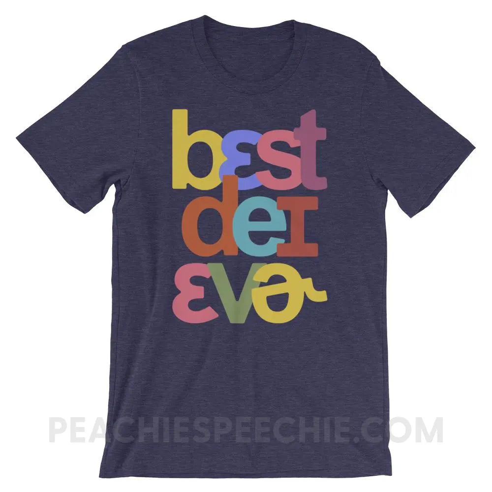 Best Day Ever in IPA Premium Soft Tee - Heather Midnight Navy / XS - T-Shirts & Tops peachiespeechie.com