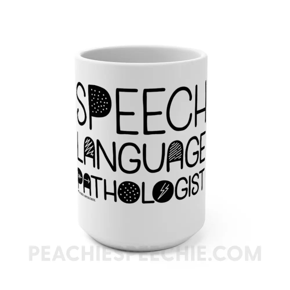 Blackout SLP Coffee Mug - 15oz - peachiespeechie.com