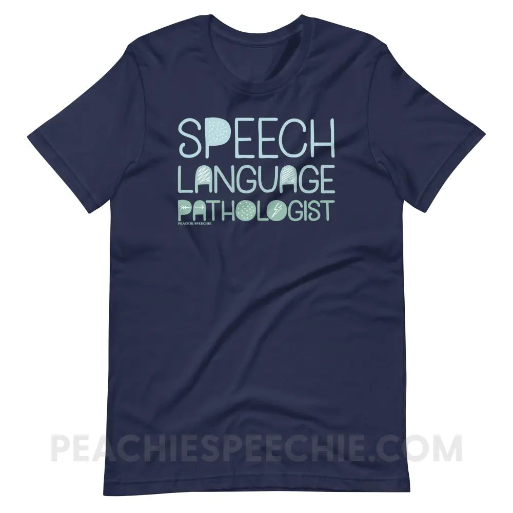 Blackout SLP Premium Soft Tee - Navy / XS - T-Shirt peachiespeechie.com