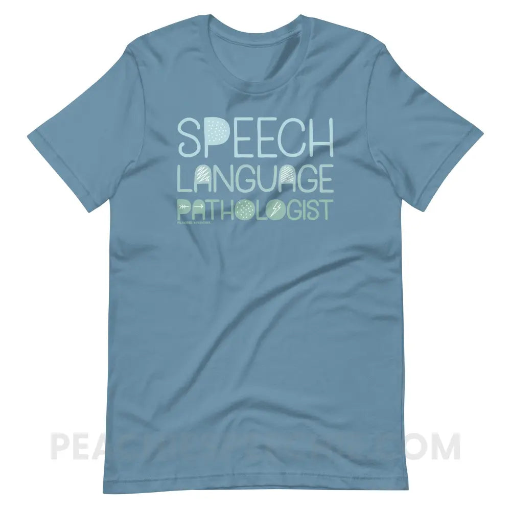Blackout SLP Premium Soft Tee - Steel Blue / XS - T-Shirt peachiespeechie.com
