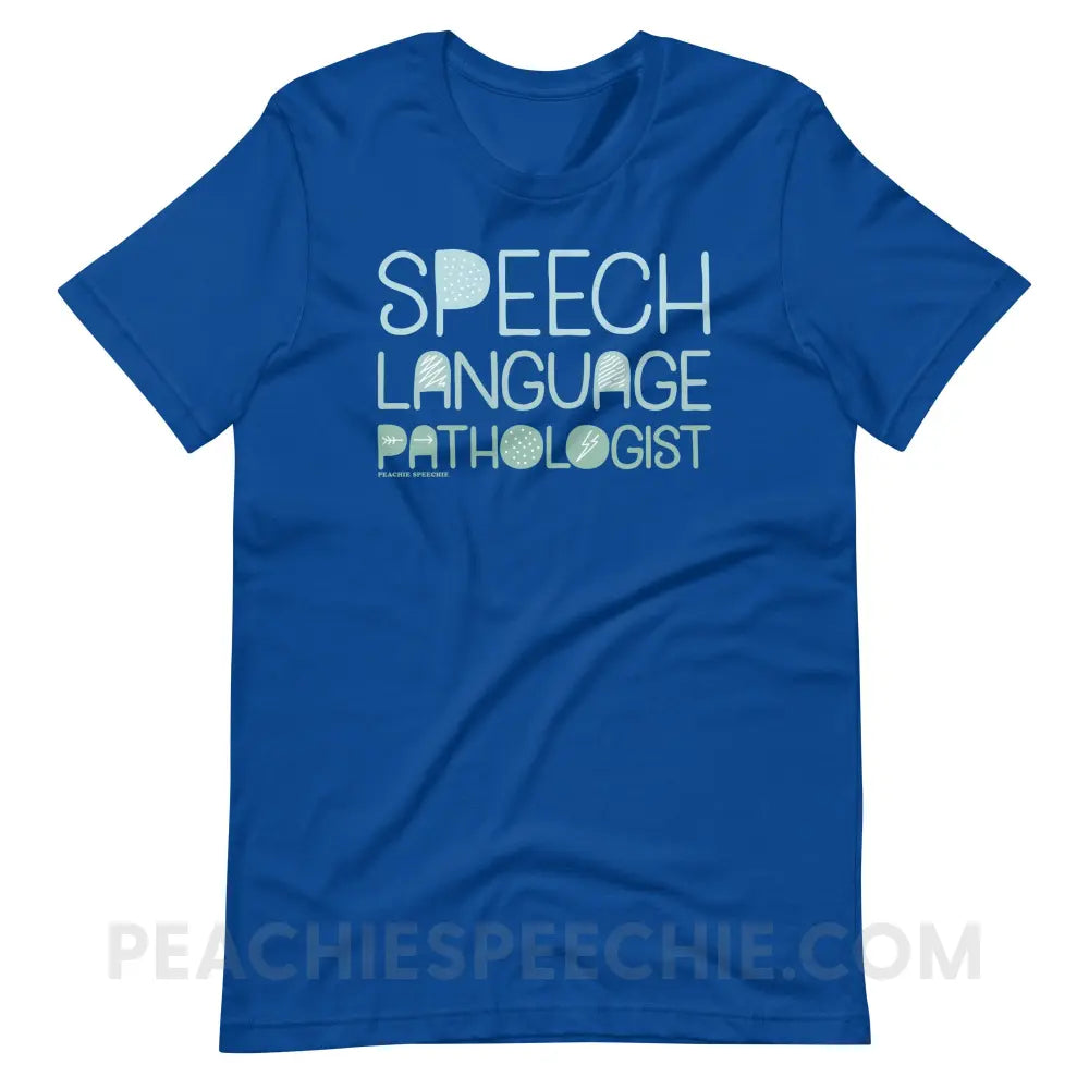 Blackout SLP Premium Soft Tee - True Royal / S - T-Shirt peachiespeechie.com