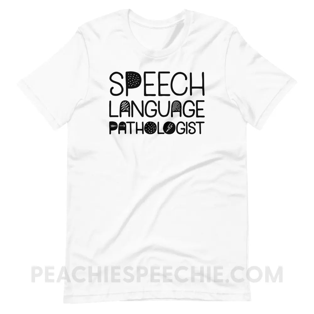 Blackout SLP Premium Soft Tee - White / XS - T-Shirt peachiespeechie.com