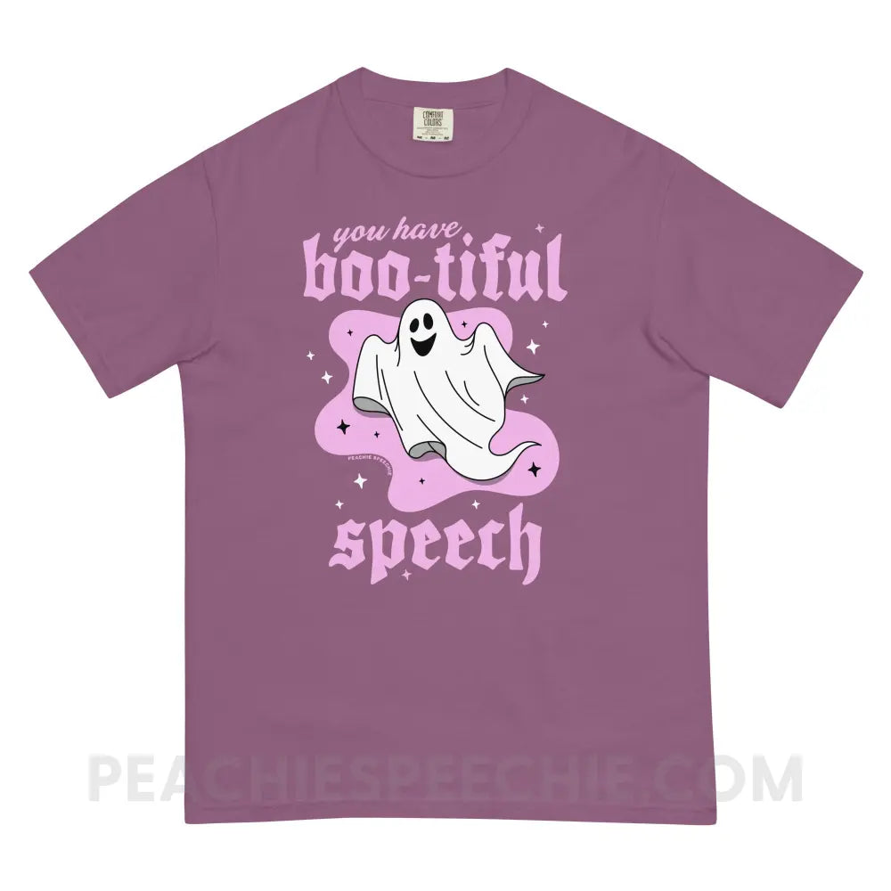You Have Boo-tiful Speech Comfort Colors Tee - Berry / S - peachiespeechie.com