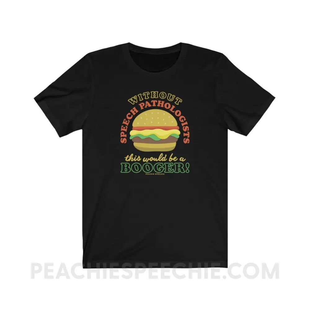 Booger Burger Premium Soft Tee - Black / S - T-Shirts & Tops peachiespeechie.com