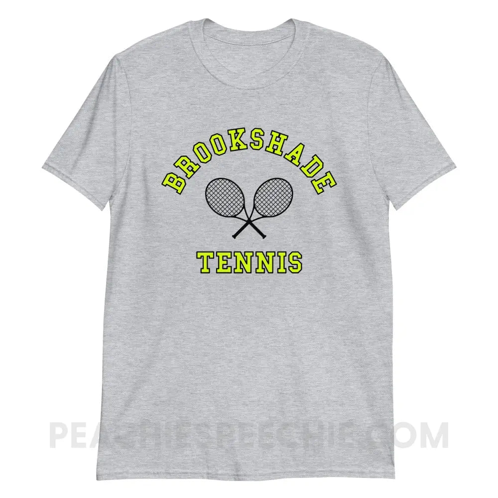 Brookshade Tennis Classic Tee - Sport Grey / S - custom product peachiespeechie.com