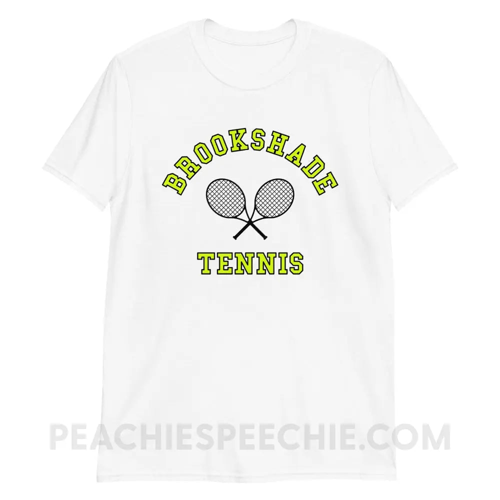 Brookshade Tennis Classic Tee - White / S - custom product peachiespeechie.com