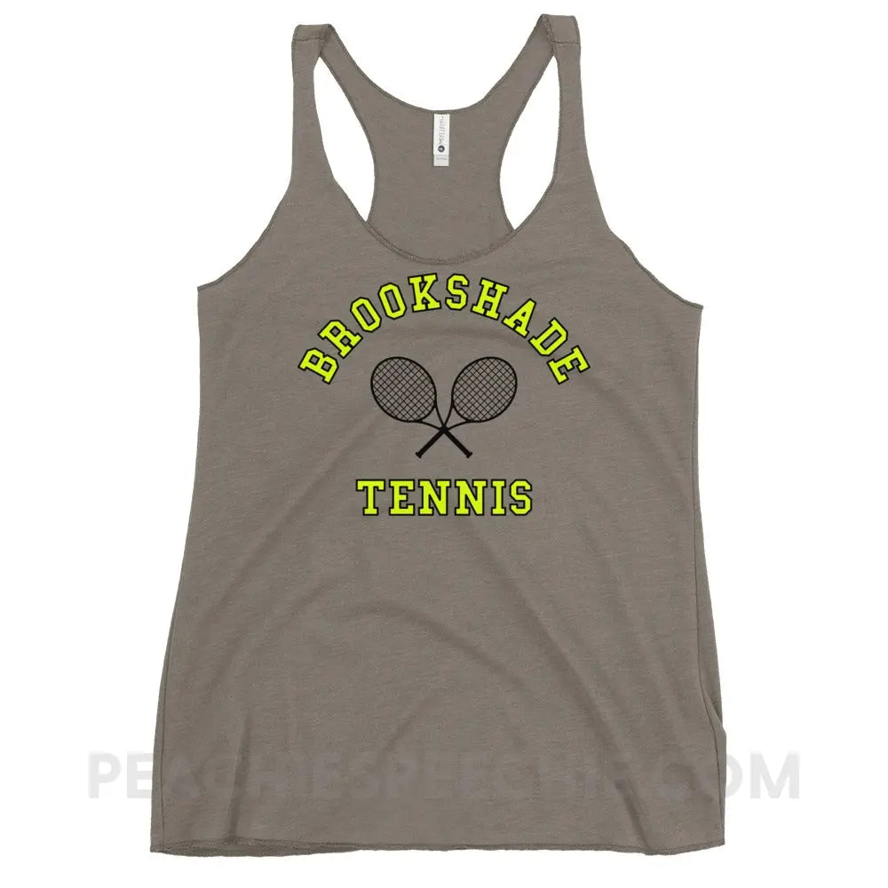 Brookshade Tennis Tri-Blend Racerback - custom product peachiespeechie.com