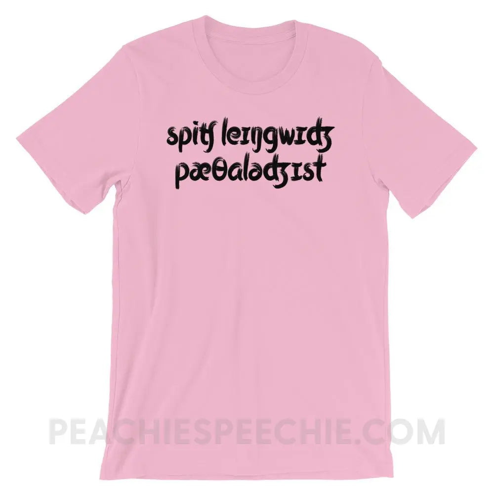 Brush Script SLP in IPA Premium Soft Tee - Lilac / S - T-Shirts & Tops peachiespeechie.com