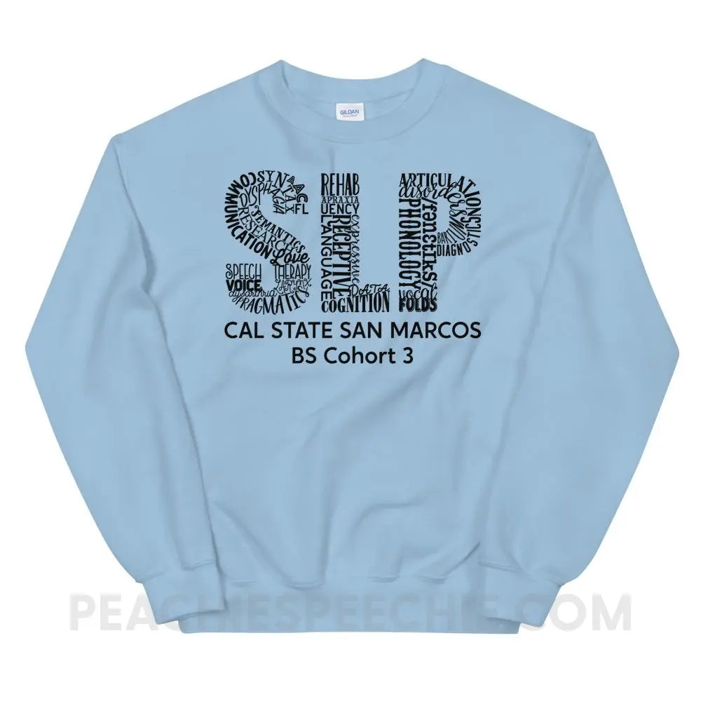 Cal State Classic Sweatshirt - Light Blue / S - custom product peachiespeechie.com