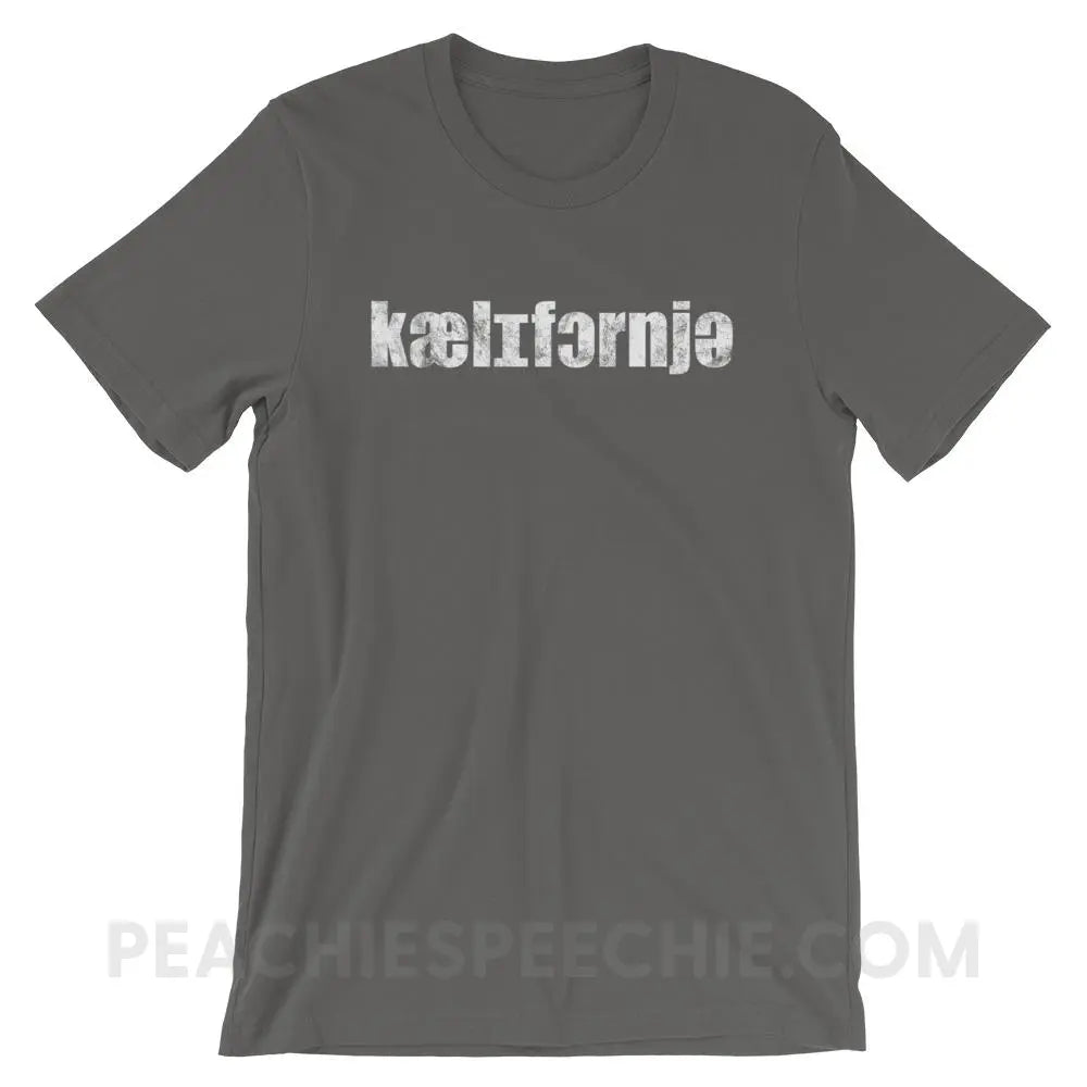 California IPA Premium Soft Tee - Asphalt / S - T-Shirts & Tops peachiespeechie.com
