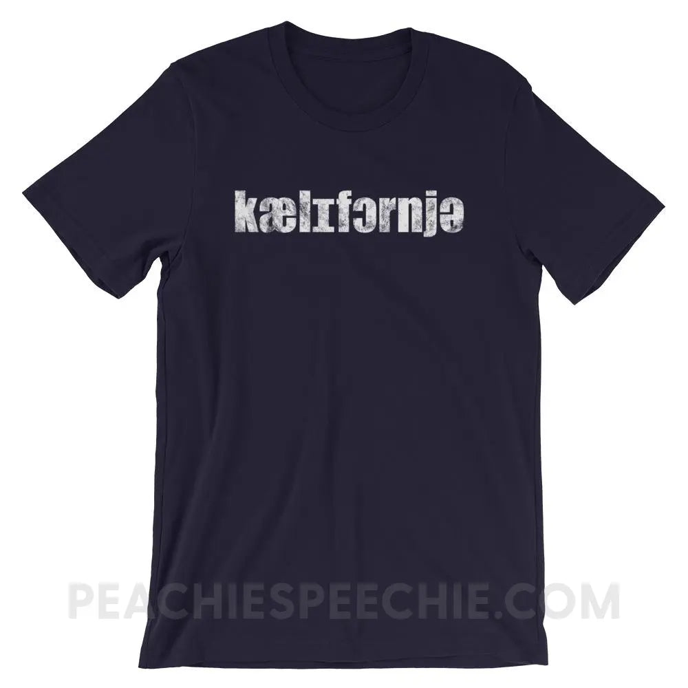 California IPA Premium Soft Tee - Navy / S - T-Shirts & Tops peachiespeechie.com