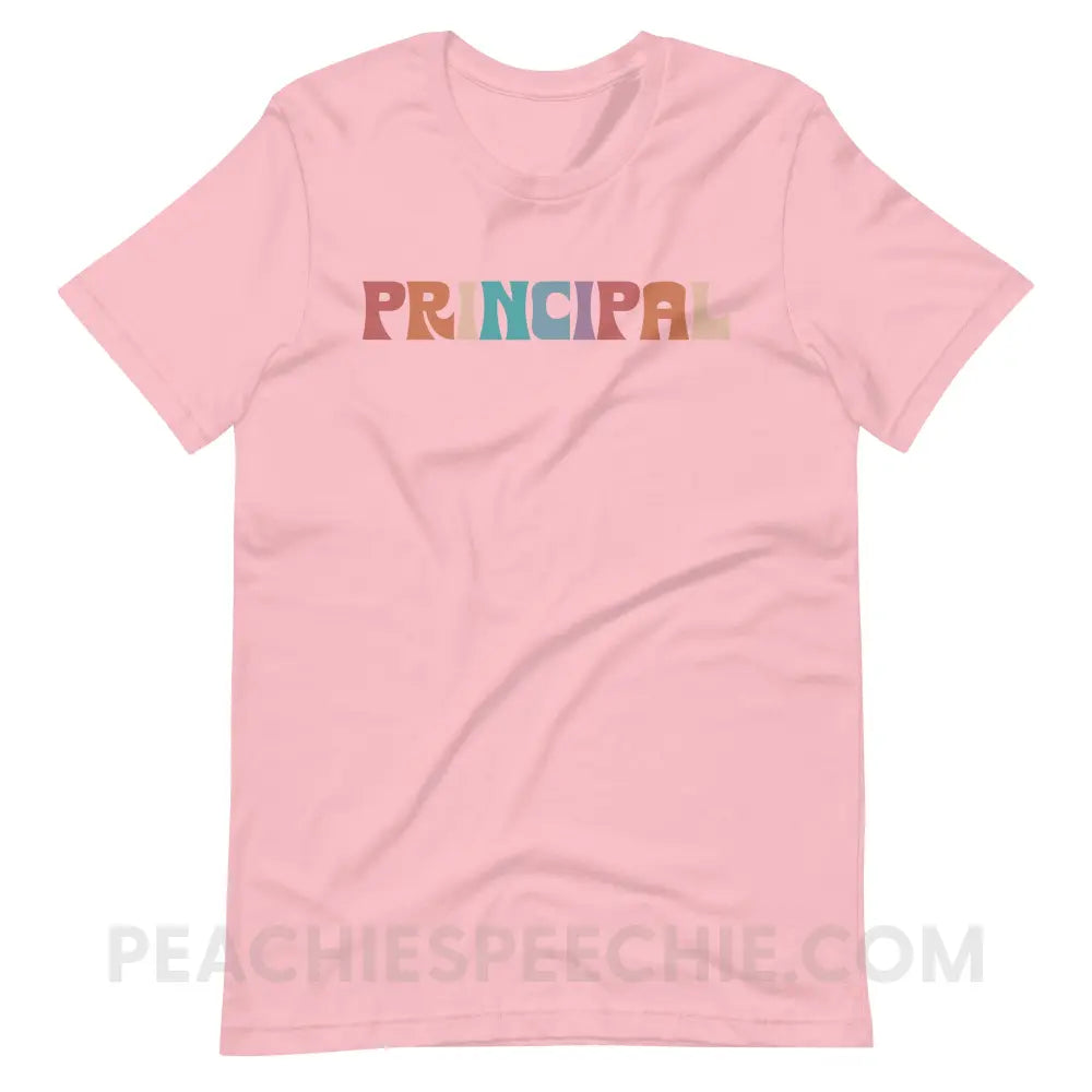 Colorful Principal Premium Soft Tee - Pink / M - T-Shirt peachiespeechie.com
