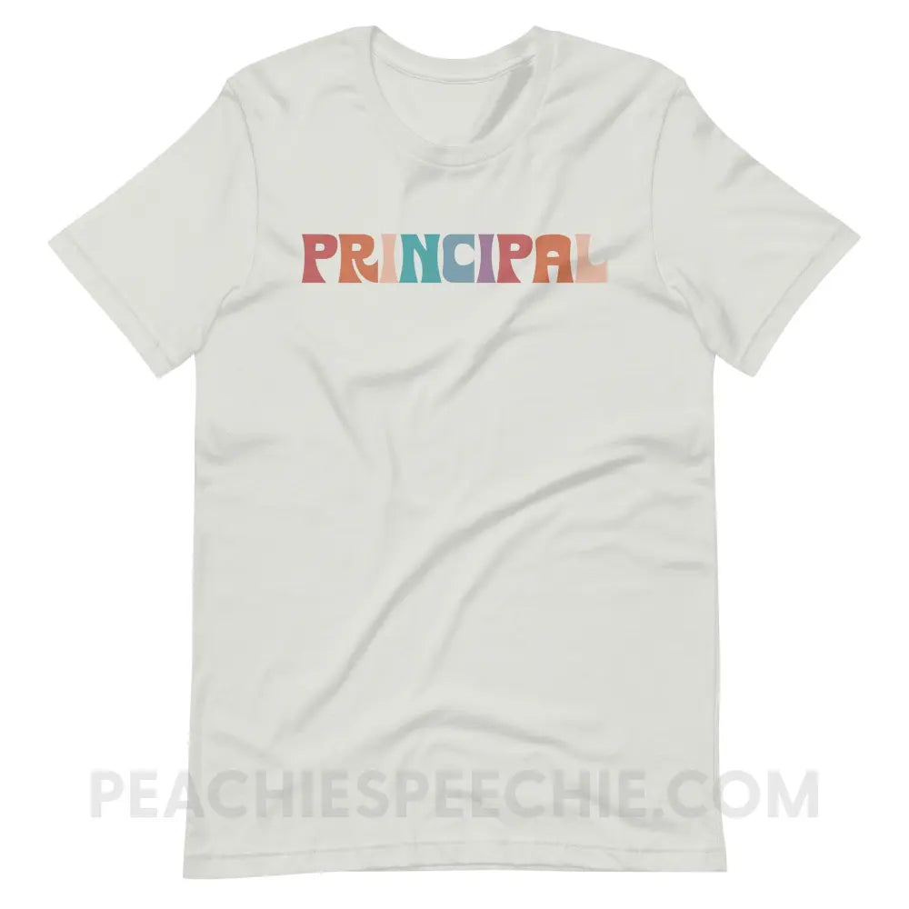 Colorful Principal Premium Soft Tee - Silver / S - T-Shirt peachiespeechie.com