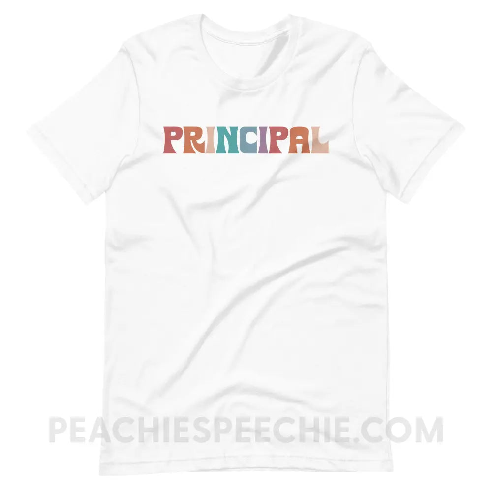 Colorful Principal Premium Soft Tee - White / S - T-Shirt peachiespeechie.com