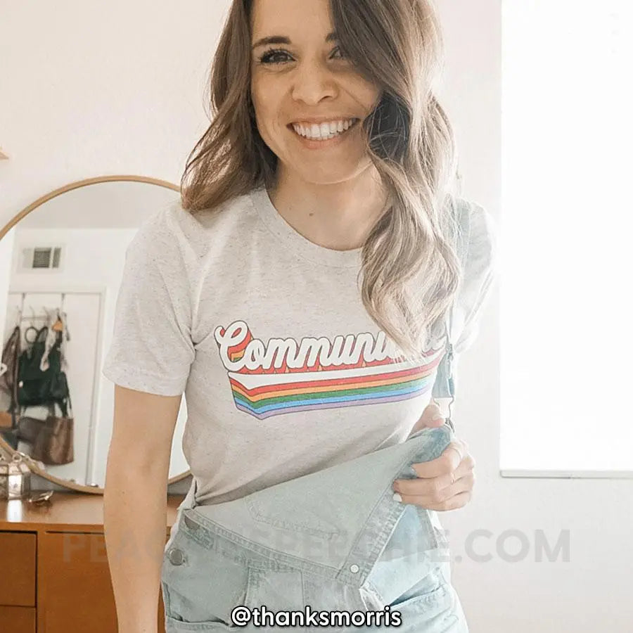 Communicate Tri-Blend Tee - T-Shirts & Tops peachiespeechie.com
