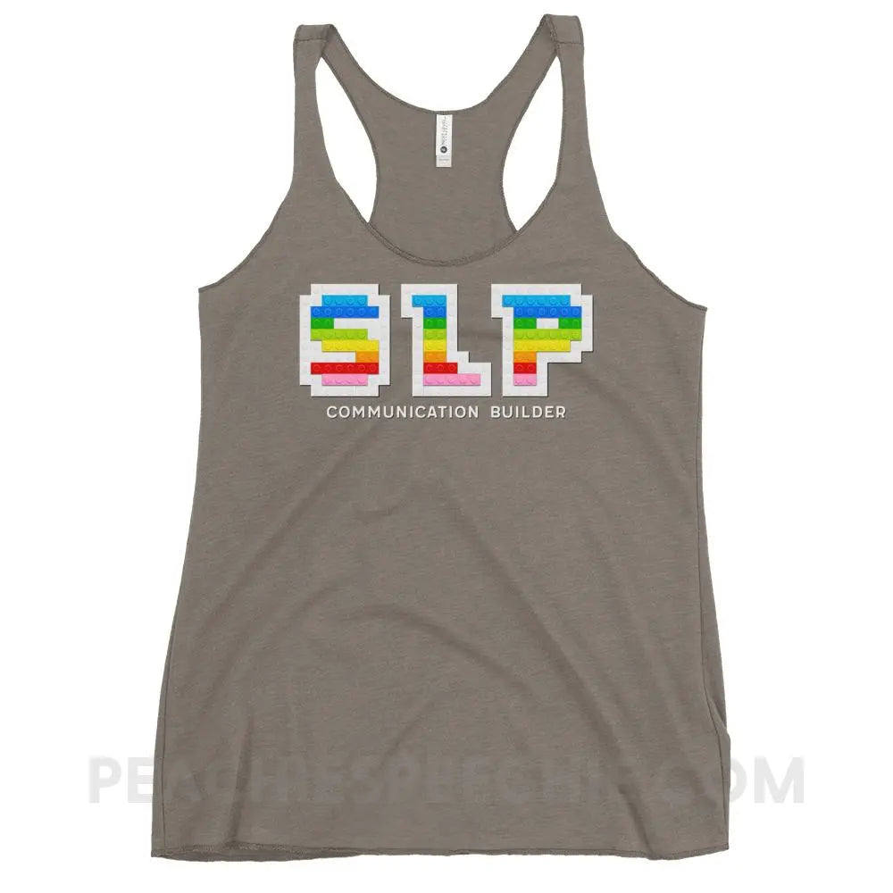 Communication Builder Tri-Blend Racerback - Tank Tops peachiespeechie.com