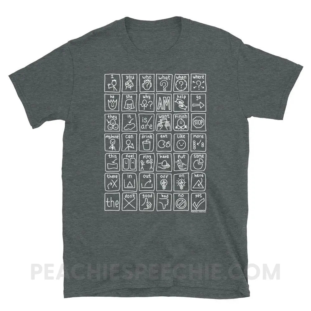 Core Board Classic Tee - Dark Heather / S - T-Shirts & Tops peachiespeechie.com