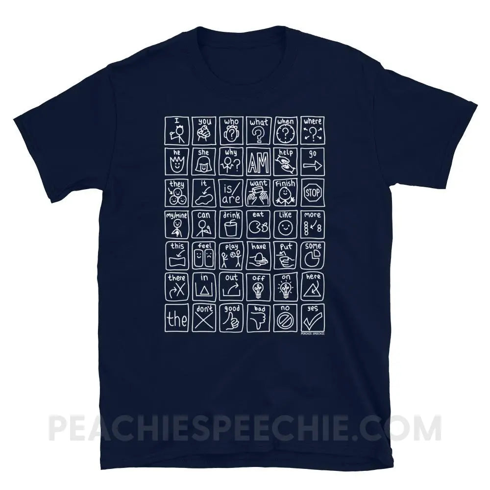 Core Board Classic Tee - Navy / S - T-Shirts & Tops peachiespeechie.com