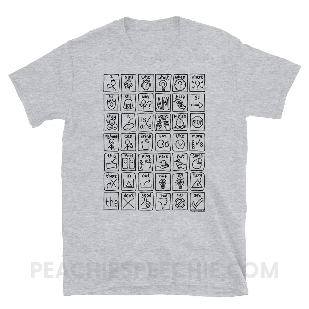 Core Board Classic Tee - Sport Grey / S - T-Shirts & Tops peachiespeechie.com