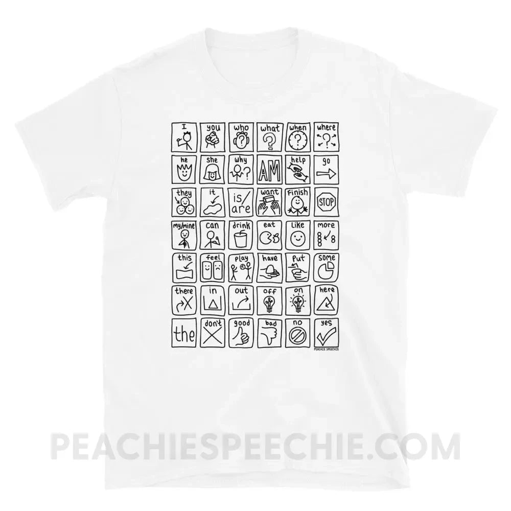 Core Board Classic Tee - White / S - T-Shirts & Tops peachiespeechie.com