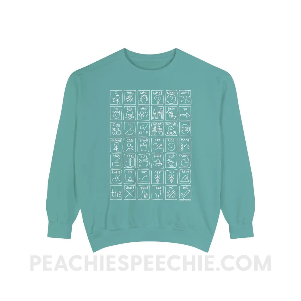 Core Board Comfort Colors Crewneck - Seafoam / S - Sweatshirt peachiespeechie.com