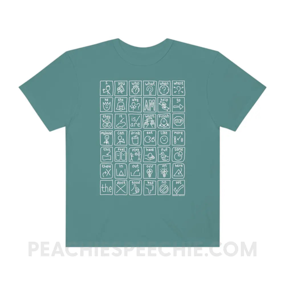 Core Board Comfort Colors Tee - Blue Spruce / S - T-Shirt peachiespeechie.com