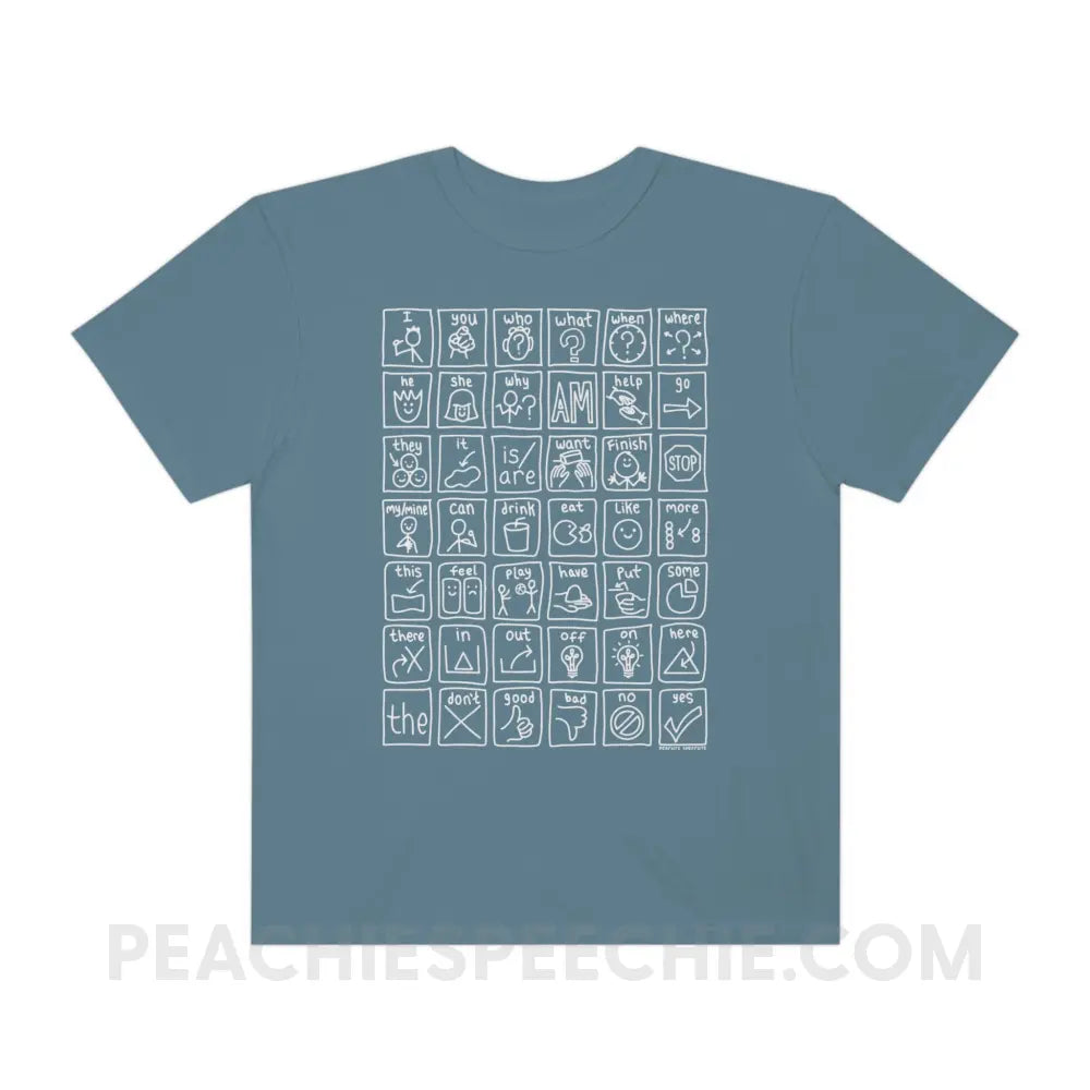 Core Board Comfort Colors Tee - Ice Blue / S - T-Shirt peachiespeechie.com