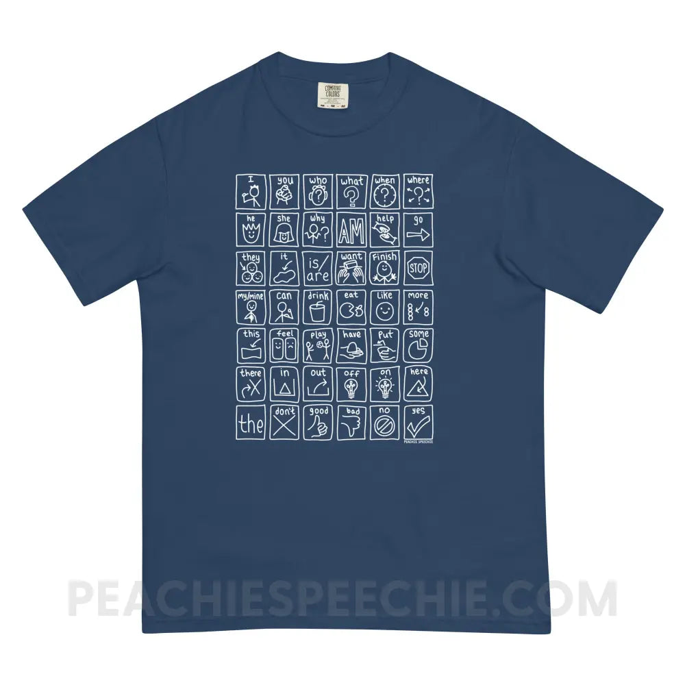 Core Board Comfort Colors Tee - True Navy / S - T-Shirt peachiespeechie.com
