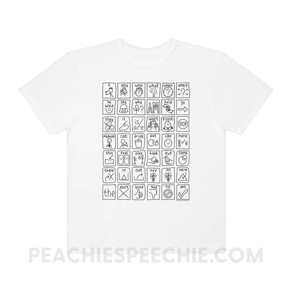 Core Board Comfort Colors Tee - White / S T-Shirt peachiespeechie.com