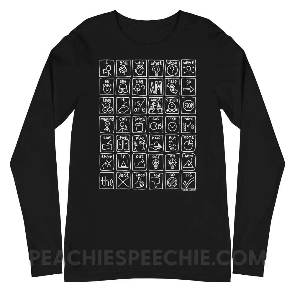Core Board Premium Long Sleeve - Black / XS - Long-sleeve peachiespeechie.com