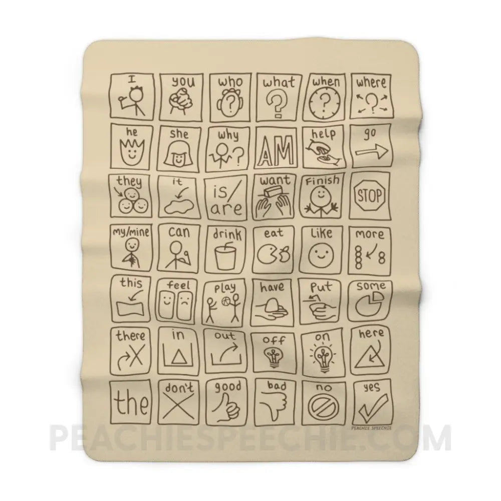Core Board Sherpa Blanket - 50’’ x 60’’ - Home Decor peachiespeechie.com