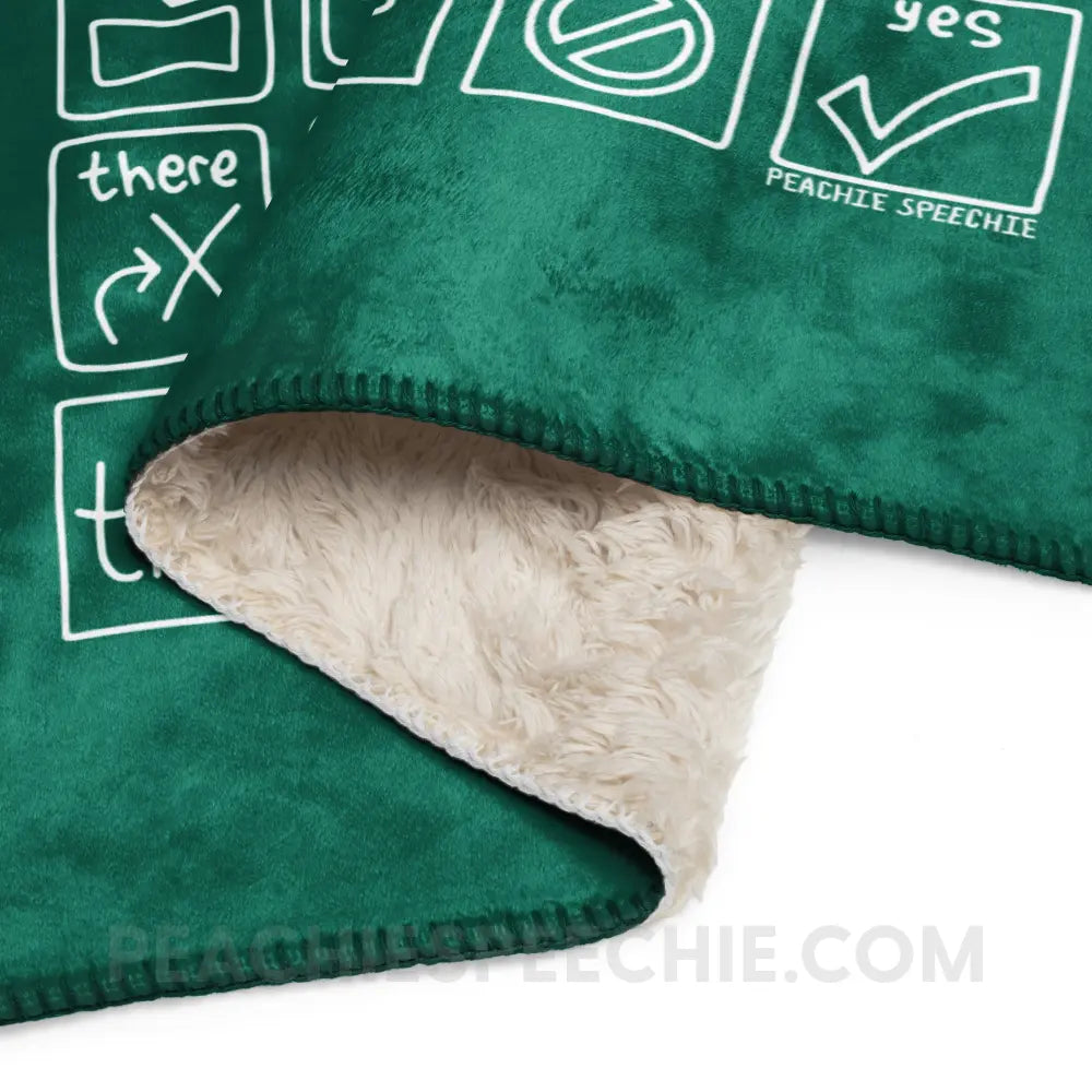 Core Board Sherpa Blanket - peachiespeechie.com