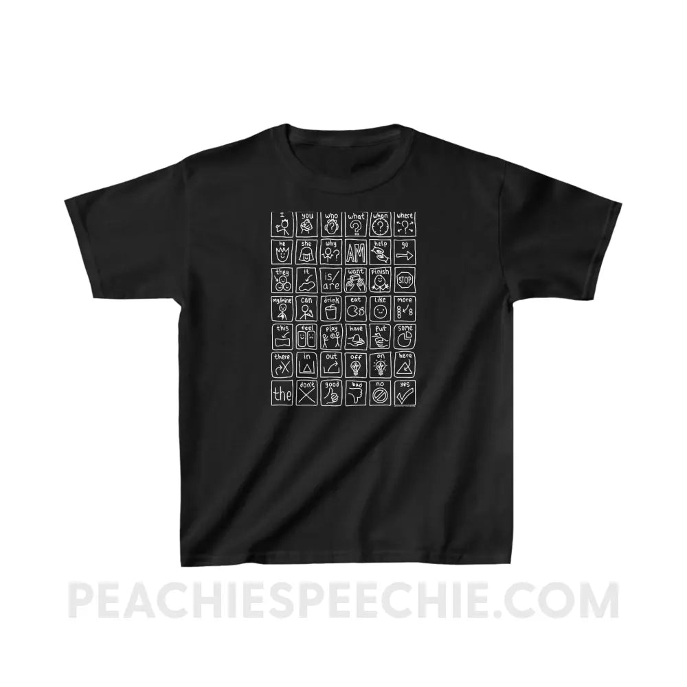 Core Board Youth Shirt - Black / XS Kids clothes peachiespeechie.com