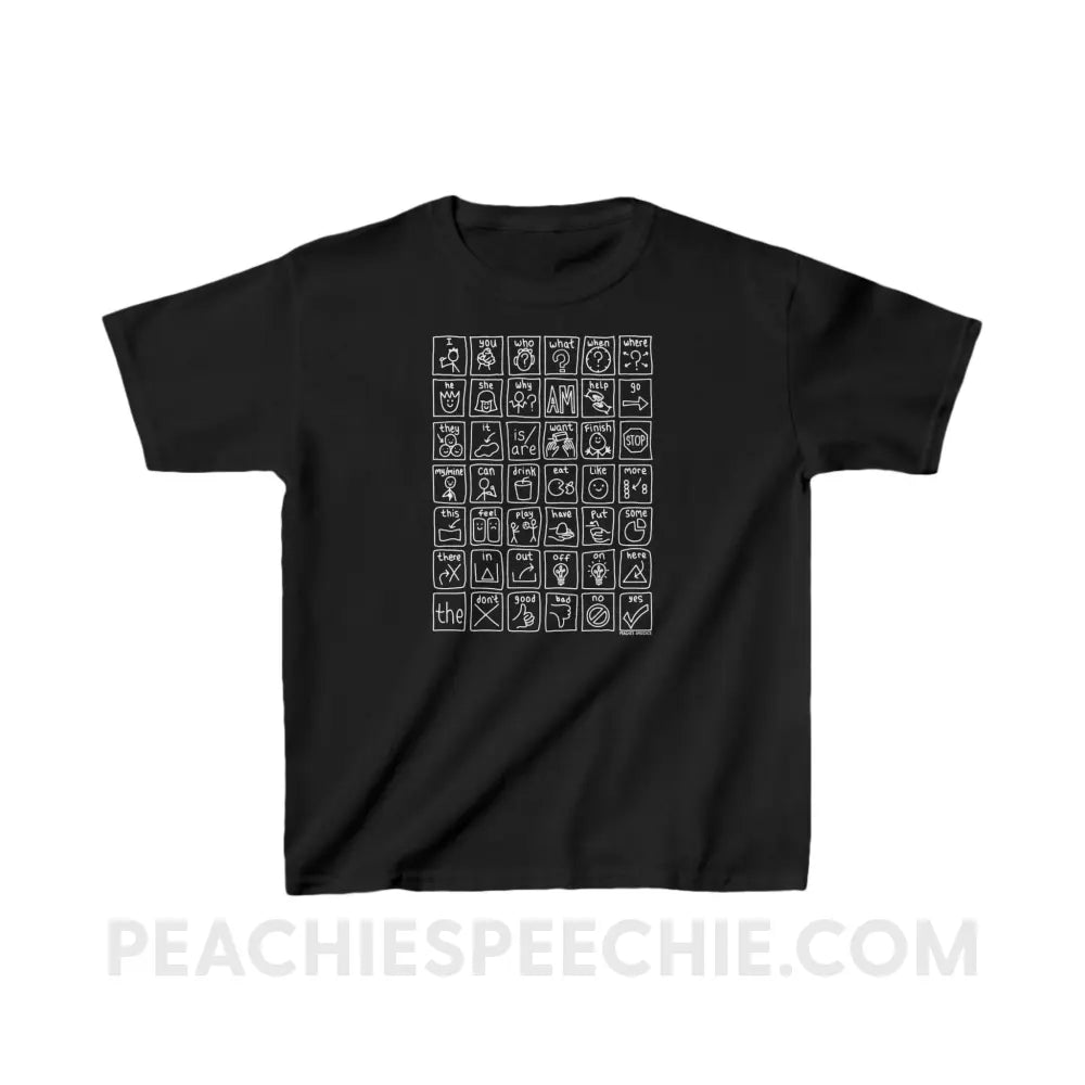 Core Board Youth Shirt - Black / XS - Kids clothes peachiespeechie.com