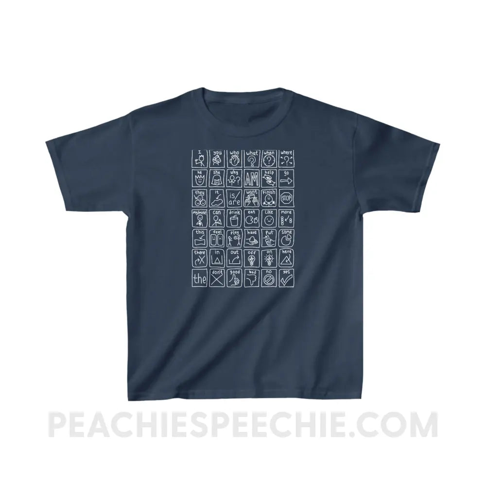 Core Board Youth Shirt - Navy / XS Kids clothes peachiespeechie.com