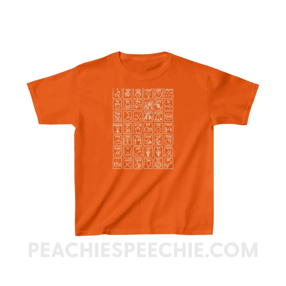 Core Board Youth Shirt - Orange / XS Kids clothes peachiespeechie.com